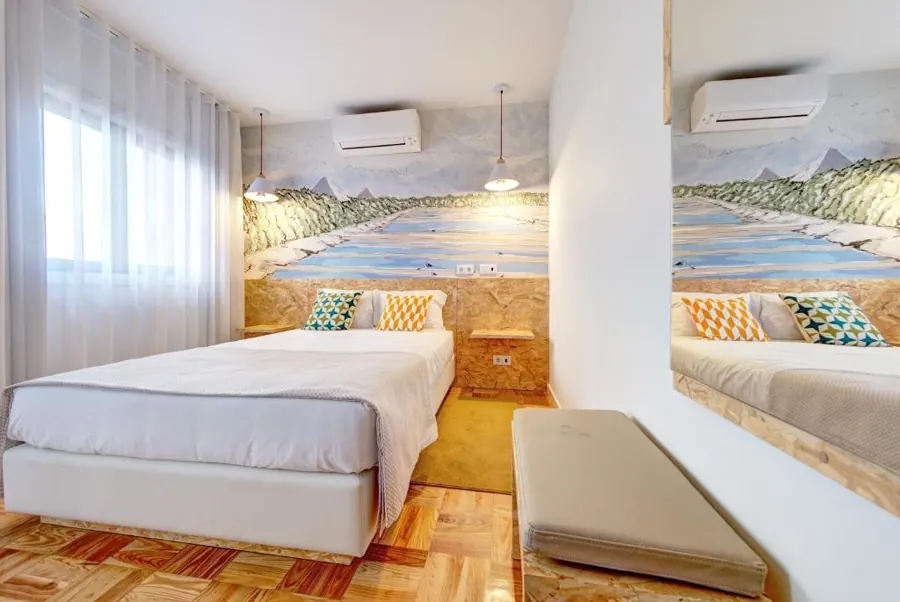 Quarto Duplo com Varanda no Hotel do Mercado, Aveiro